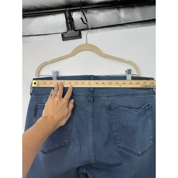 Paige Federal Jeans Men 36x33 Blue Stretch Slim Straight Leg Casual Comfort